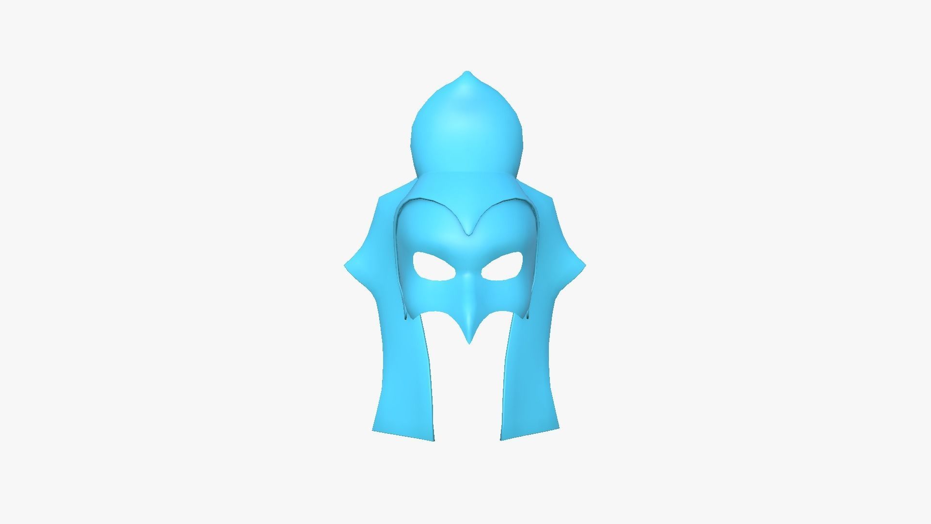 Ra Mask A08 - Egyptian Gods Character Clothing Low-poly 3D model_7
