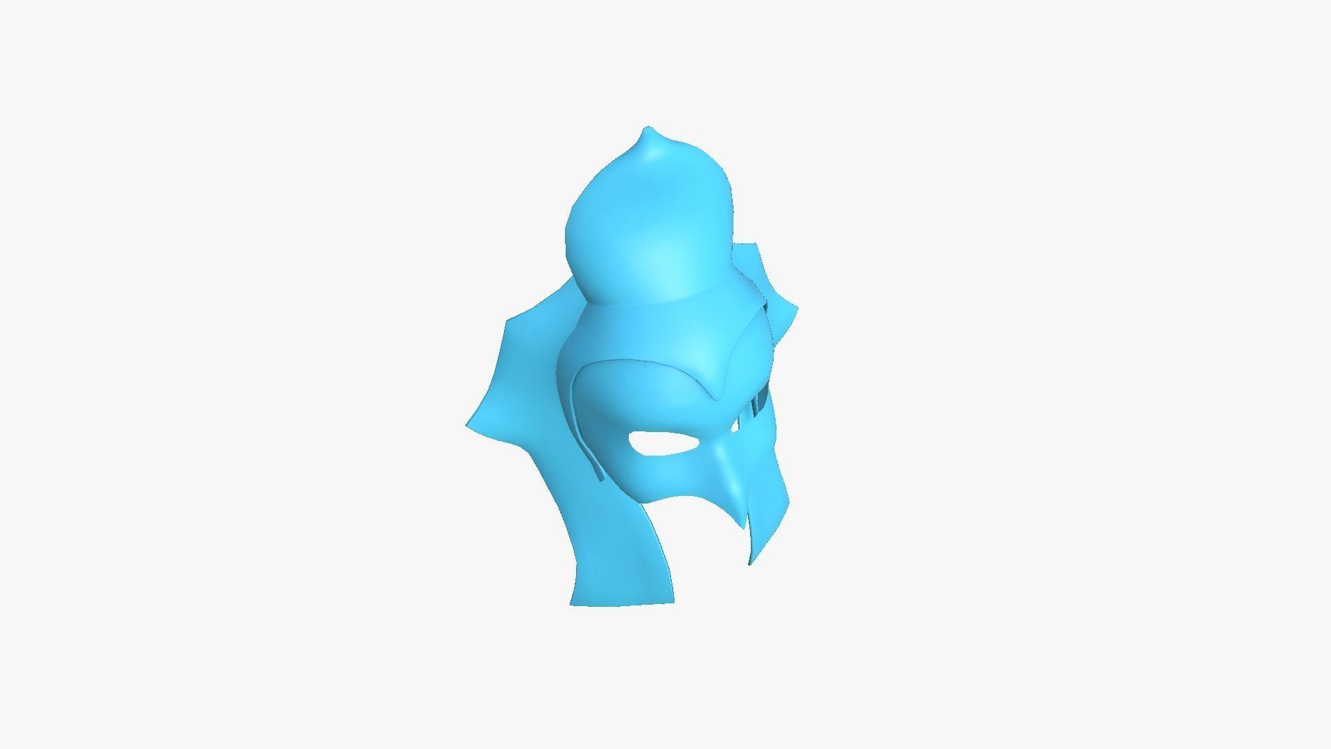 Ra Mask A08 - Egyptian Gods Character Clothing Low-poly 3D model_15