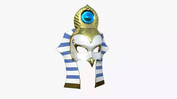 Ra Mask A07 - Egyptian Gods Character Clothing Low-poly 3D model