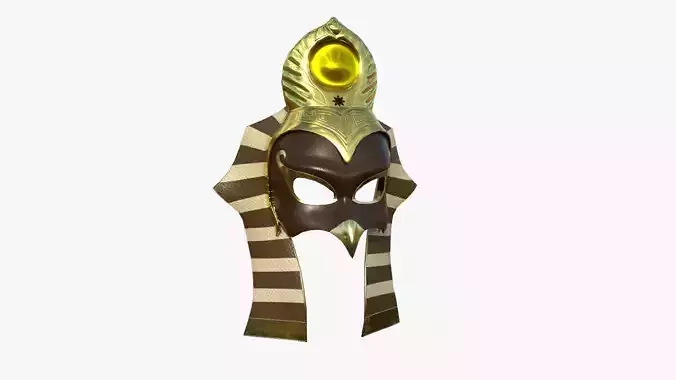 Ra Mask A06 - Egyptian Gods Character Clothing Low-poly 3D model