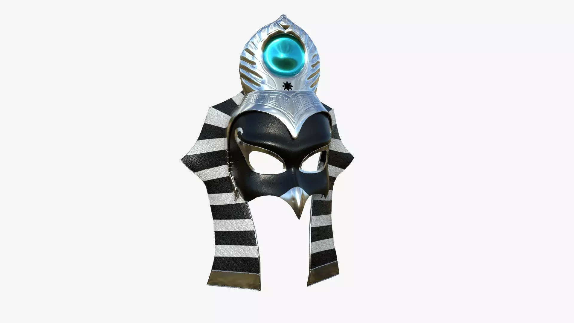 Ra Mask A05 - Egyptian Gods Character Clothing Low-poly 3D model_0