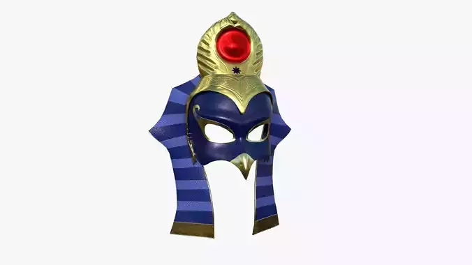 Ra Mask A04 - Egyptian Gods Character Clothing Low-poly 3D model