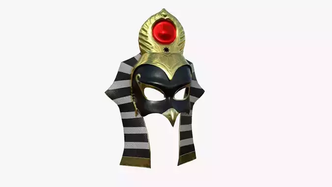 Ra Mask A03 - Egyptian Gods Character Clothing Low-poly 3D model