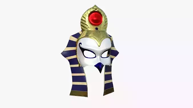 Ra Mask A01 - Egyptian Gods Character Clothing Low-poly 3D model