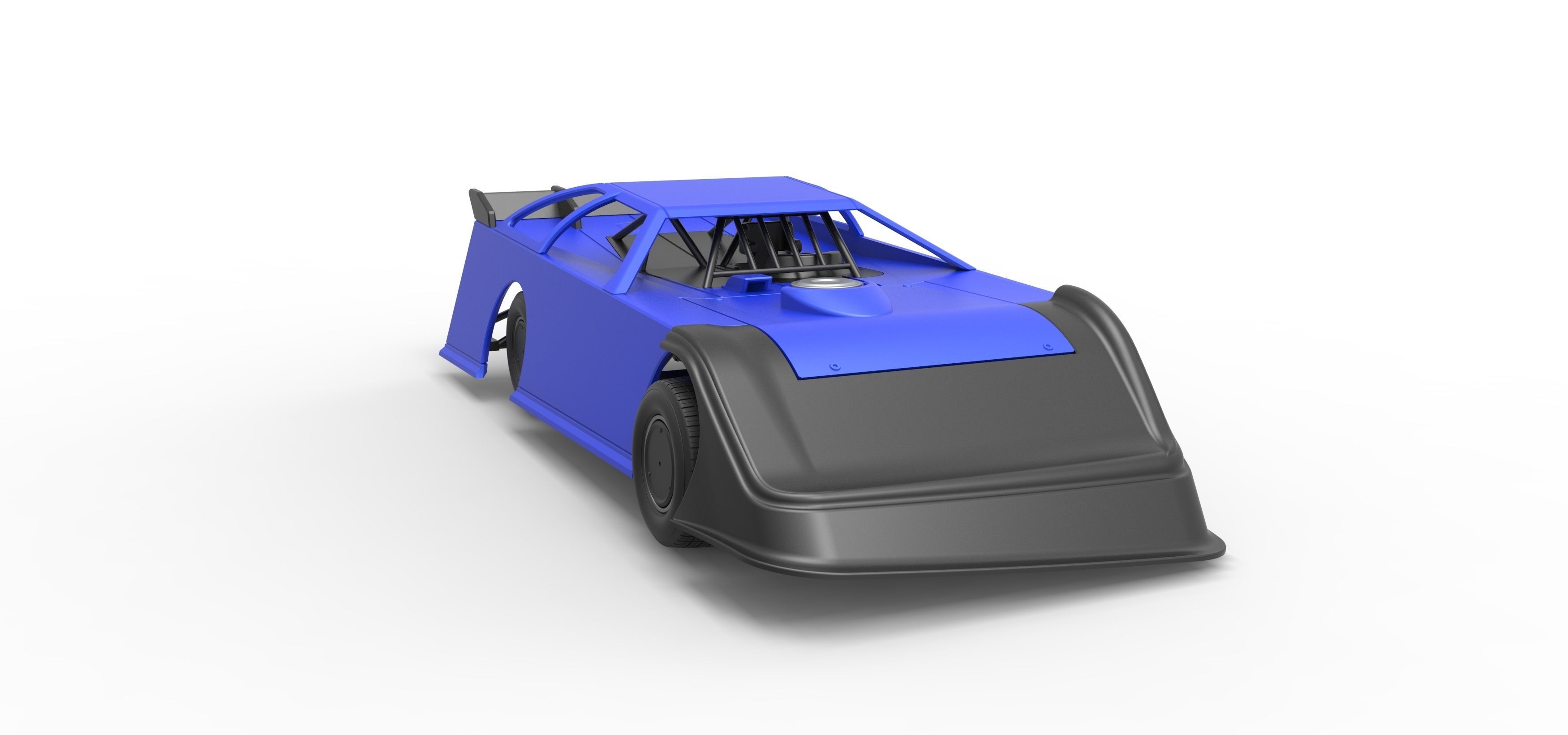 Super Dirt Late model Scale 1 to 25 3D print model_27