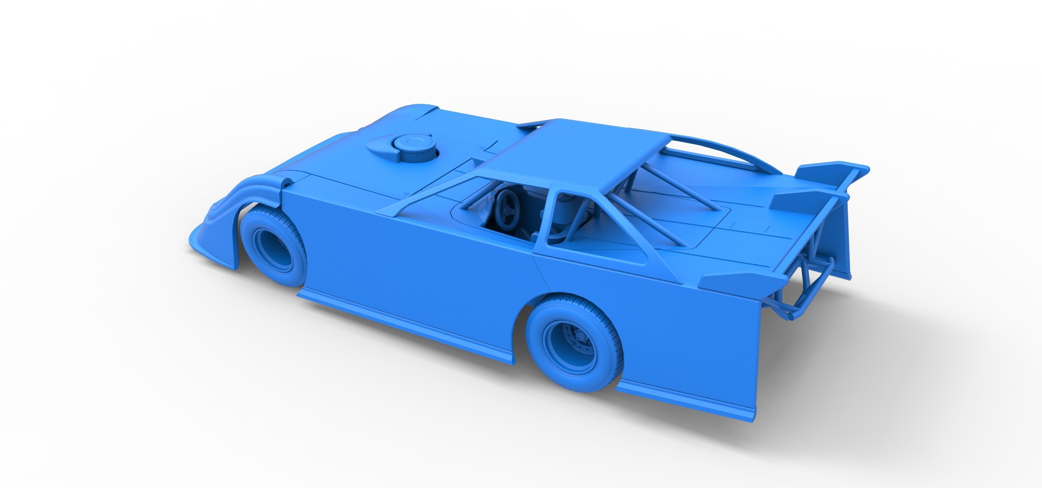 Super Dirt Late model Scale 1 to 25 3D print model_40