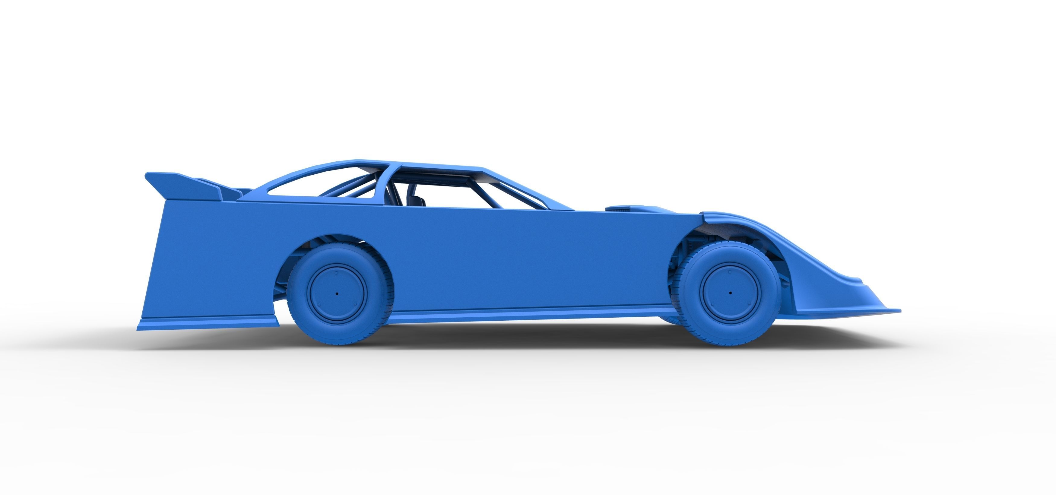 Super Dirt Late model Scale 1 to 25 3D print model_50