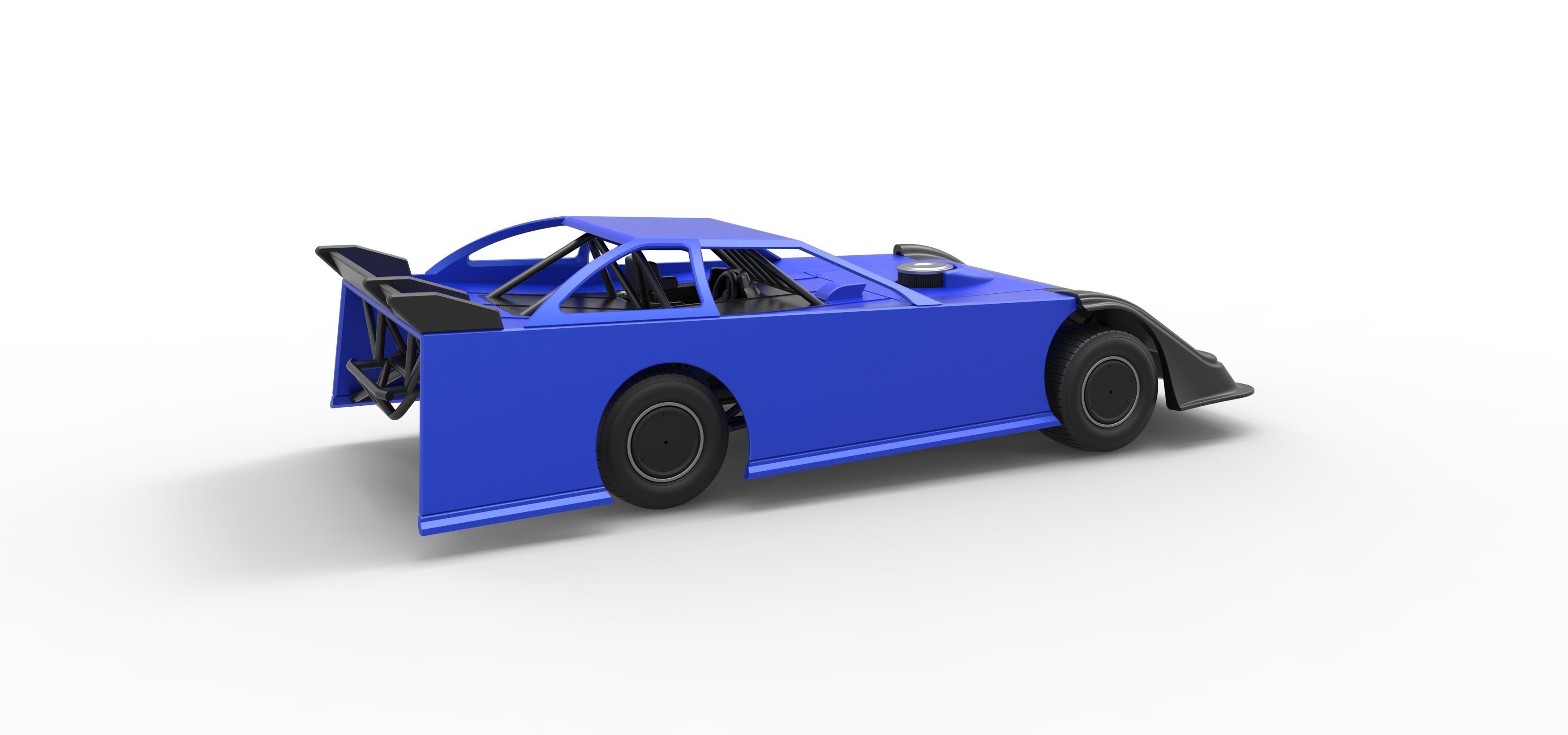 Super Dirt Late model Scale 1 to 25 3D print model_21