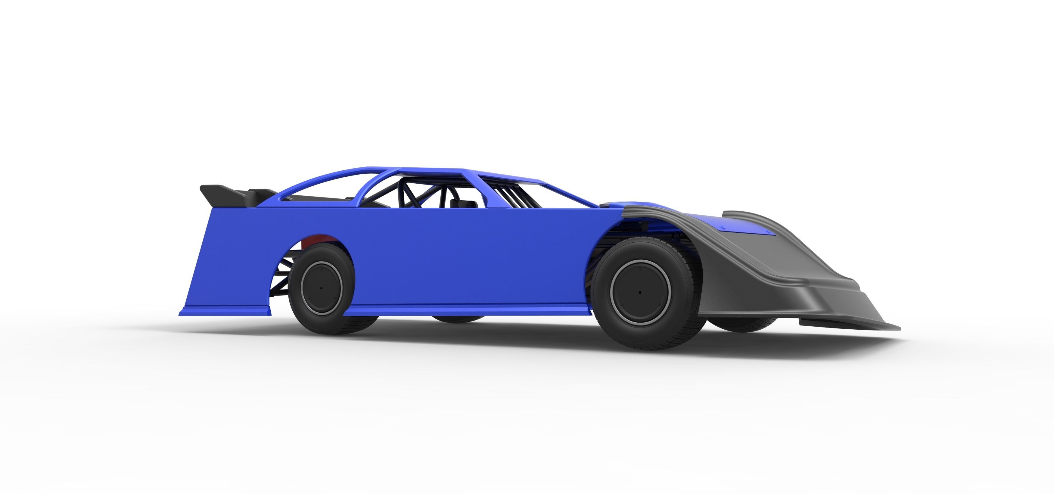 Super Dirt Late model Scale 1 to 25 3D print model_26