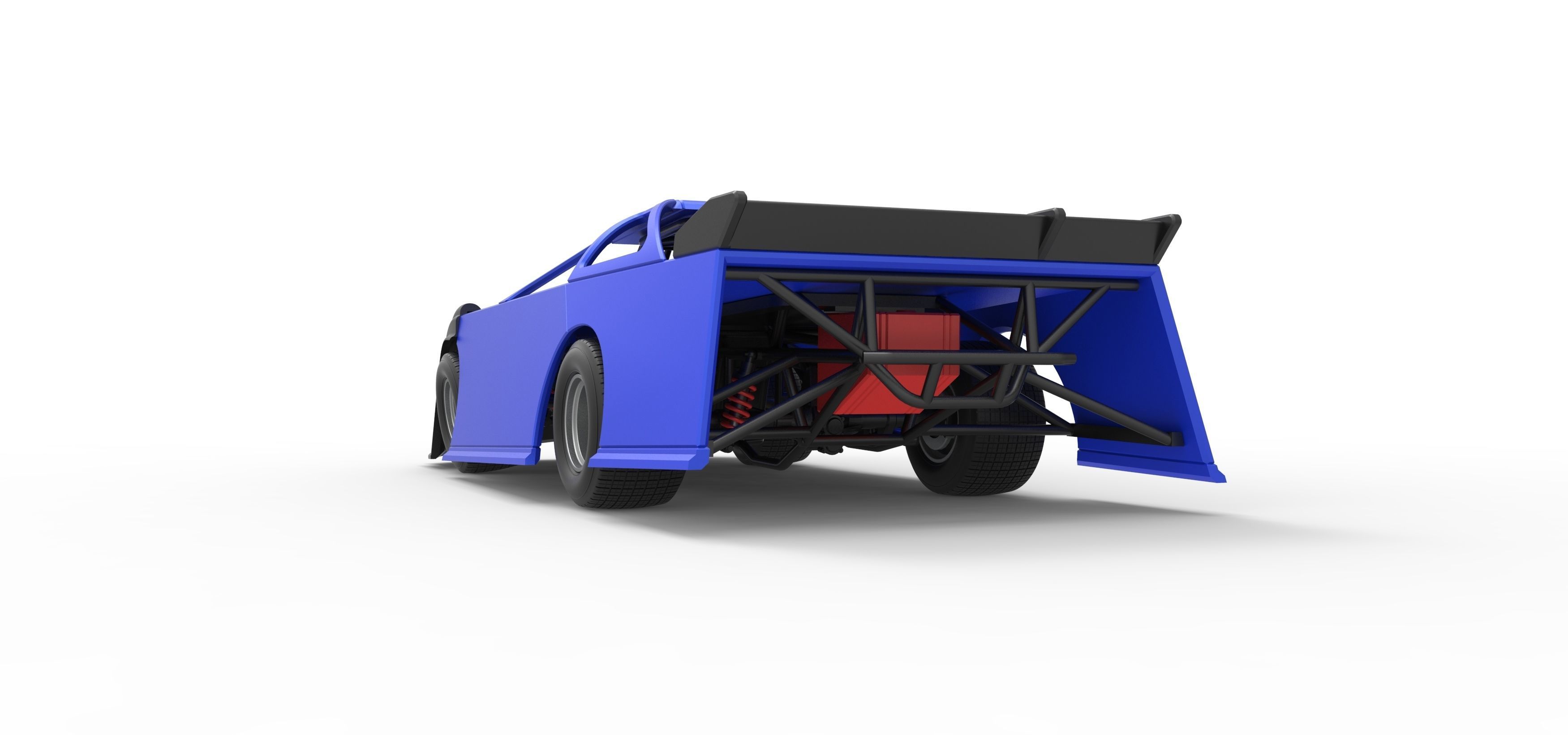 Super Dirt Late model Scale 1 to 25 3D print model_16