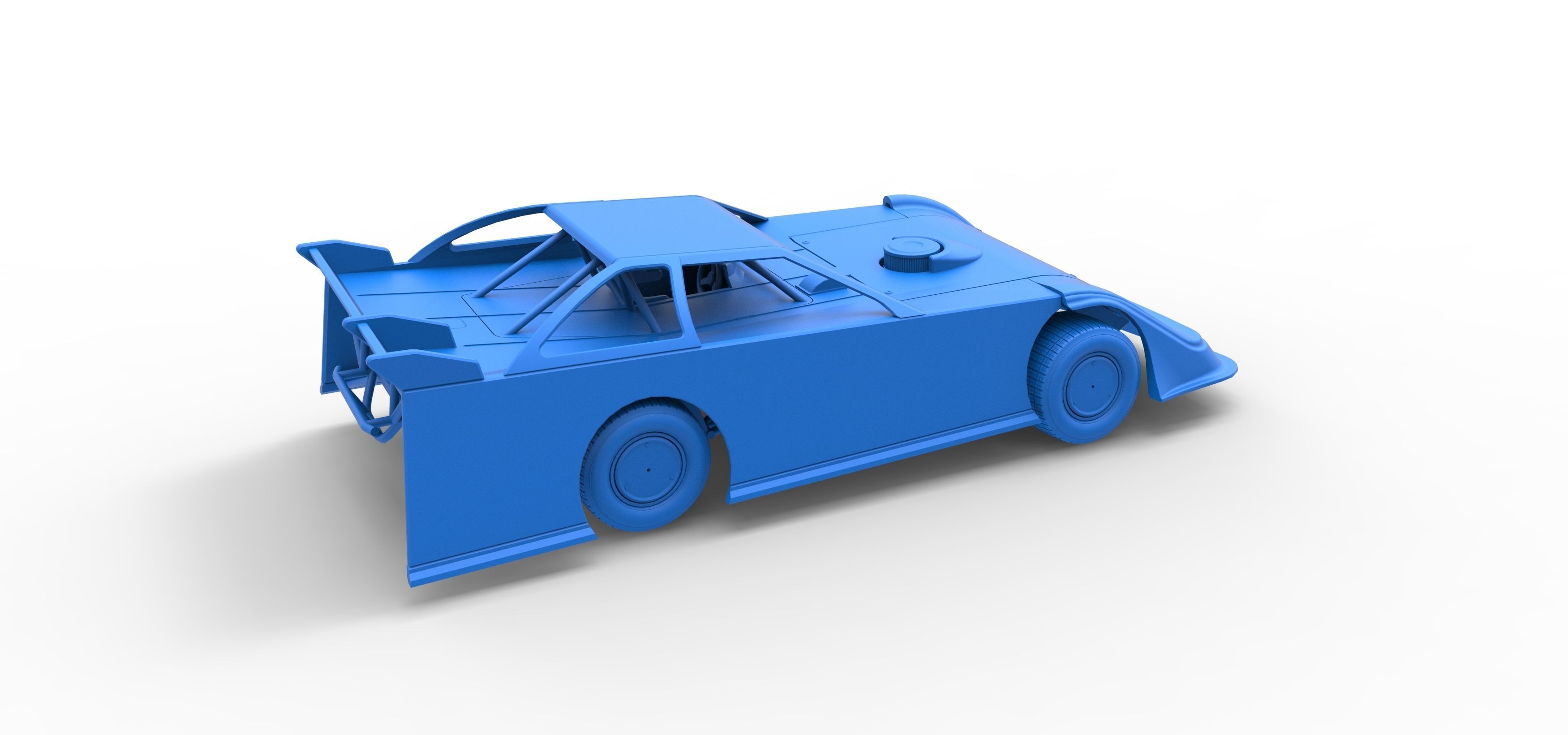 Super Dirt Late model Scale 1 to 25 3D print model_48