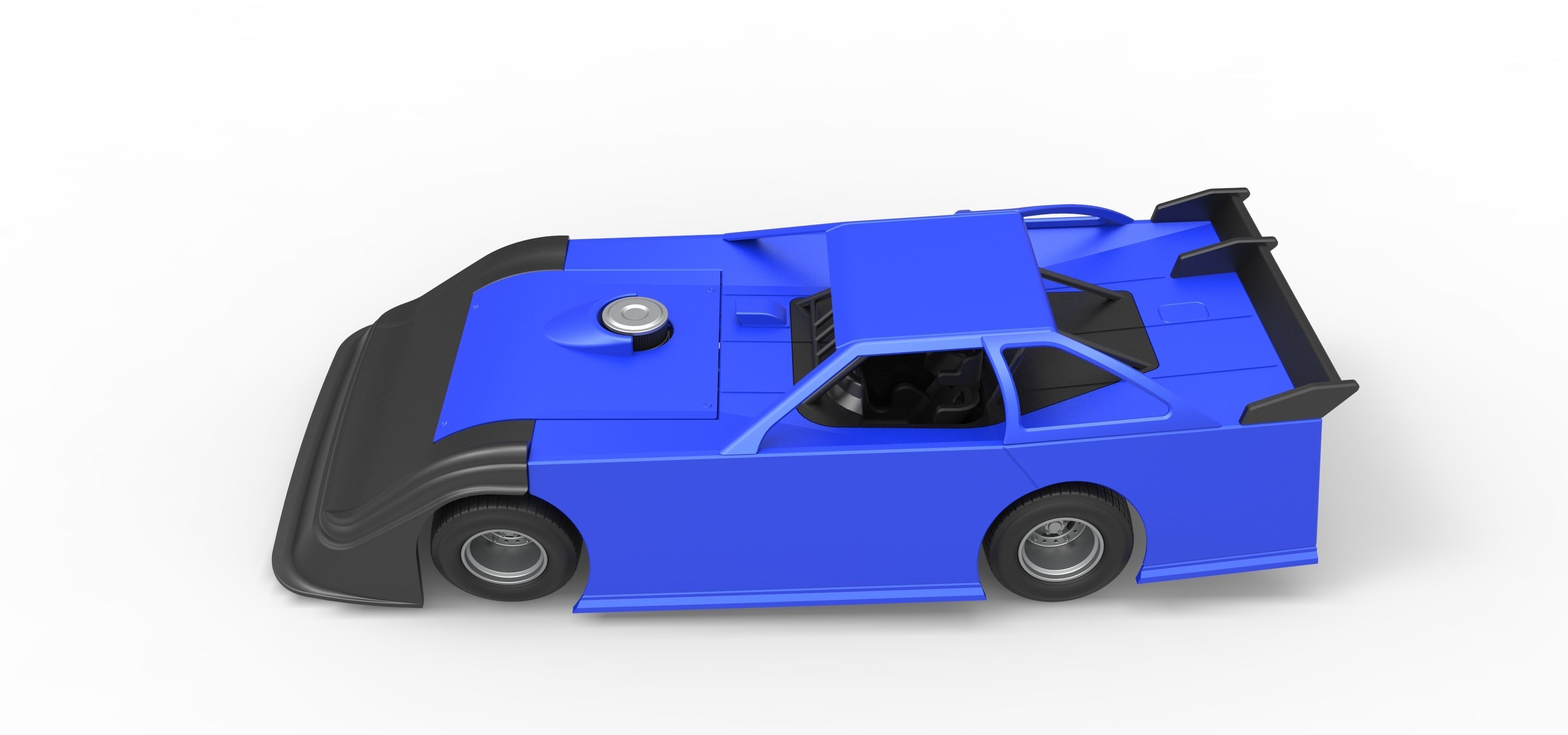 Super Dirt Late model Scale 1 to 25 3D print model_11