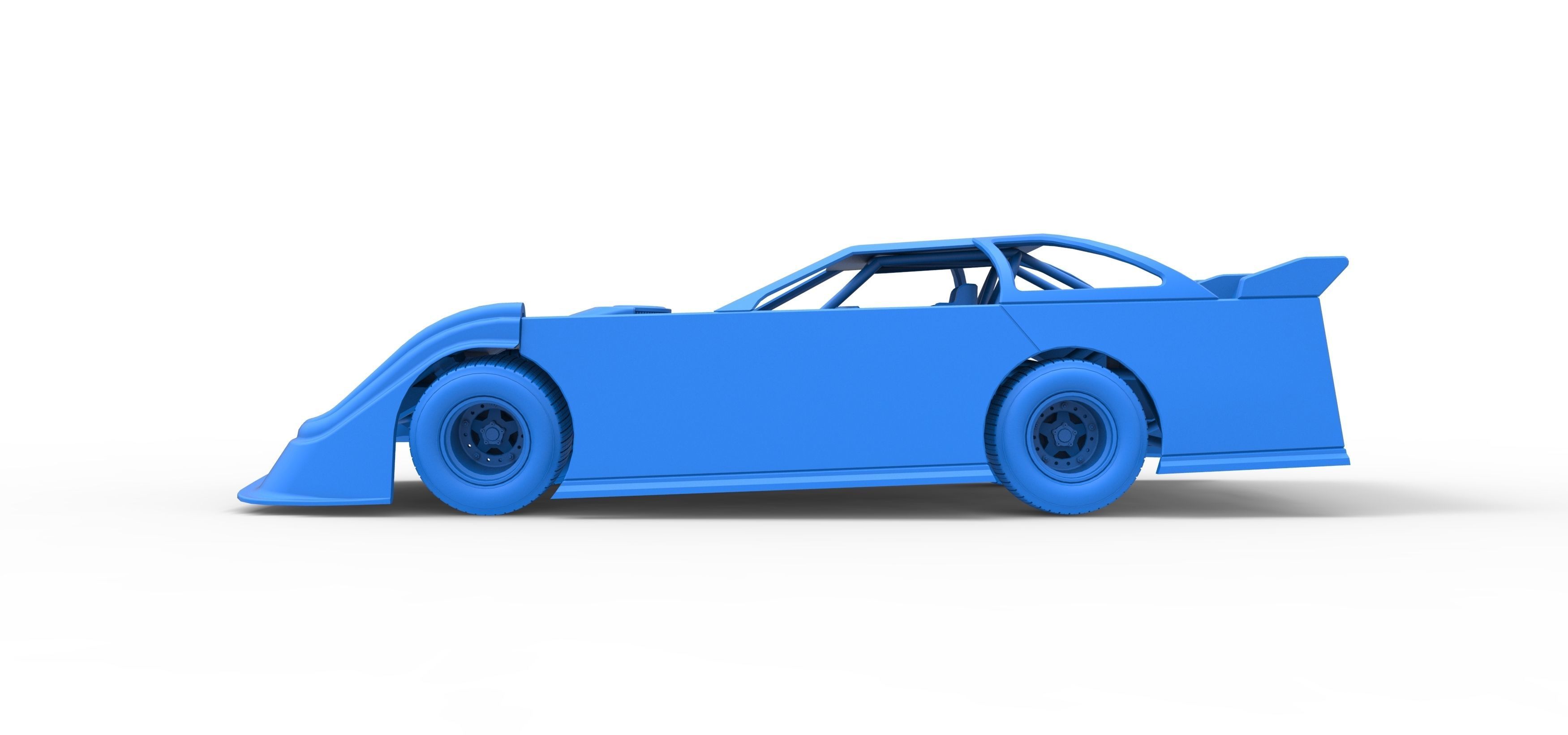 Super Dirt Late model Scale 1 to 25 3D print model_37