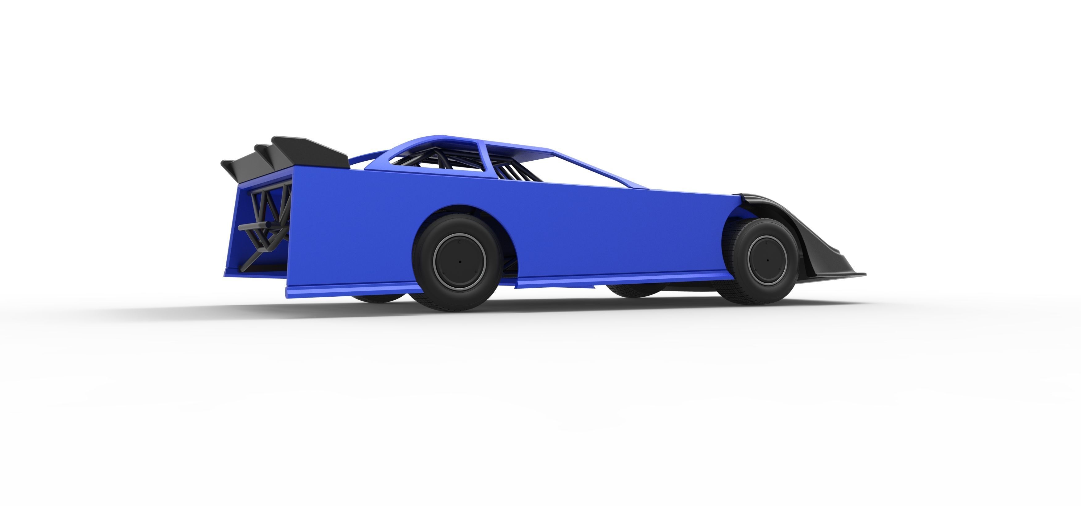 Super Dirt Late model Scale 1 to 25 3D print model_22