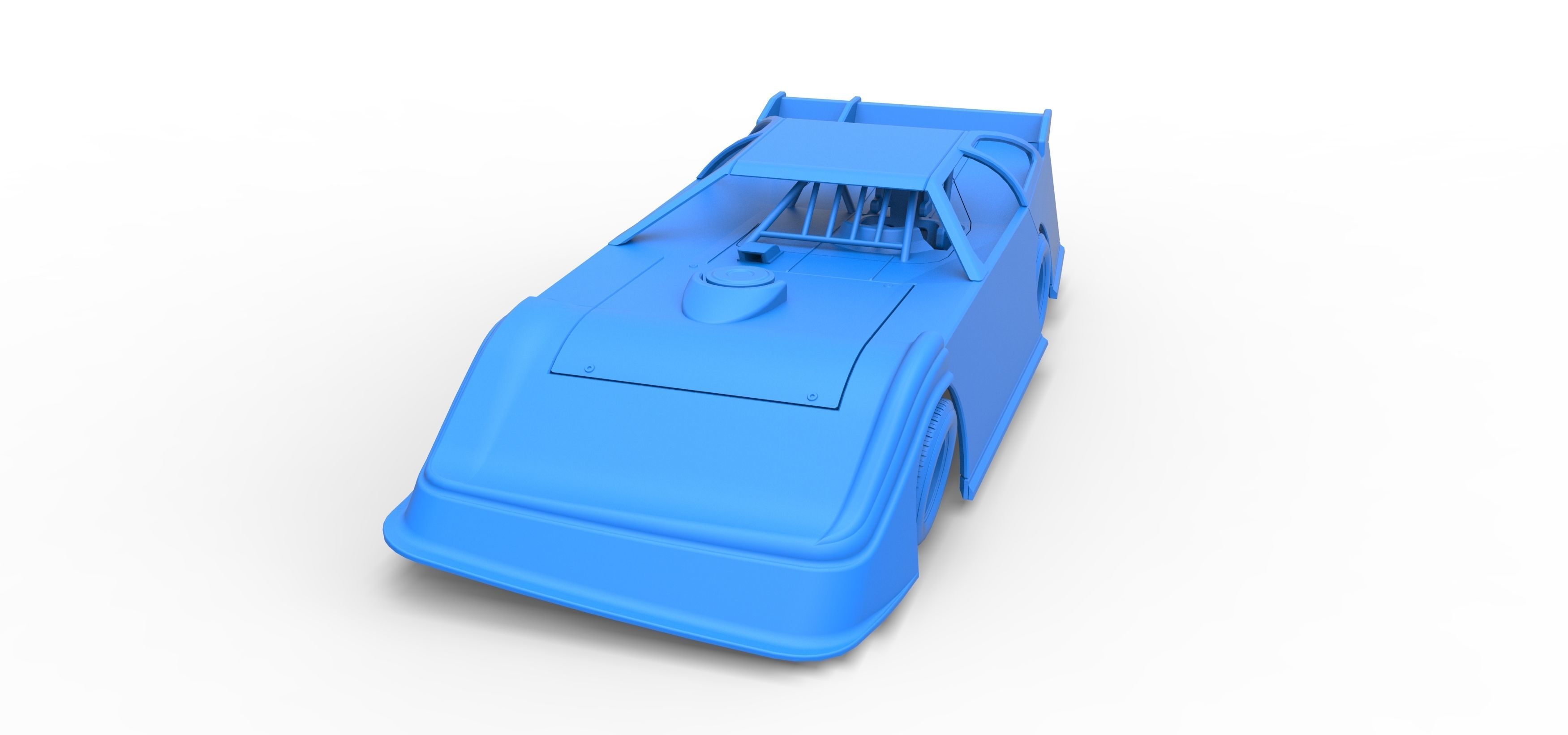 Super Dirt Late model Scale 1 to 25 3D print model_33