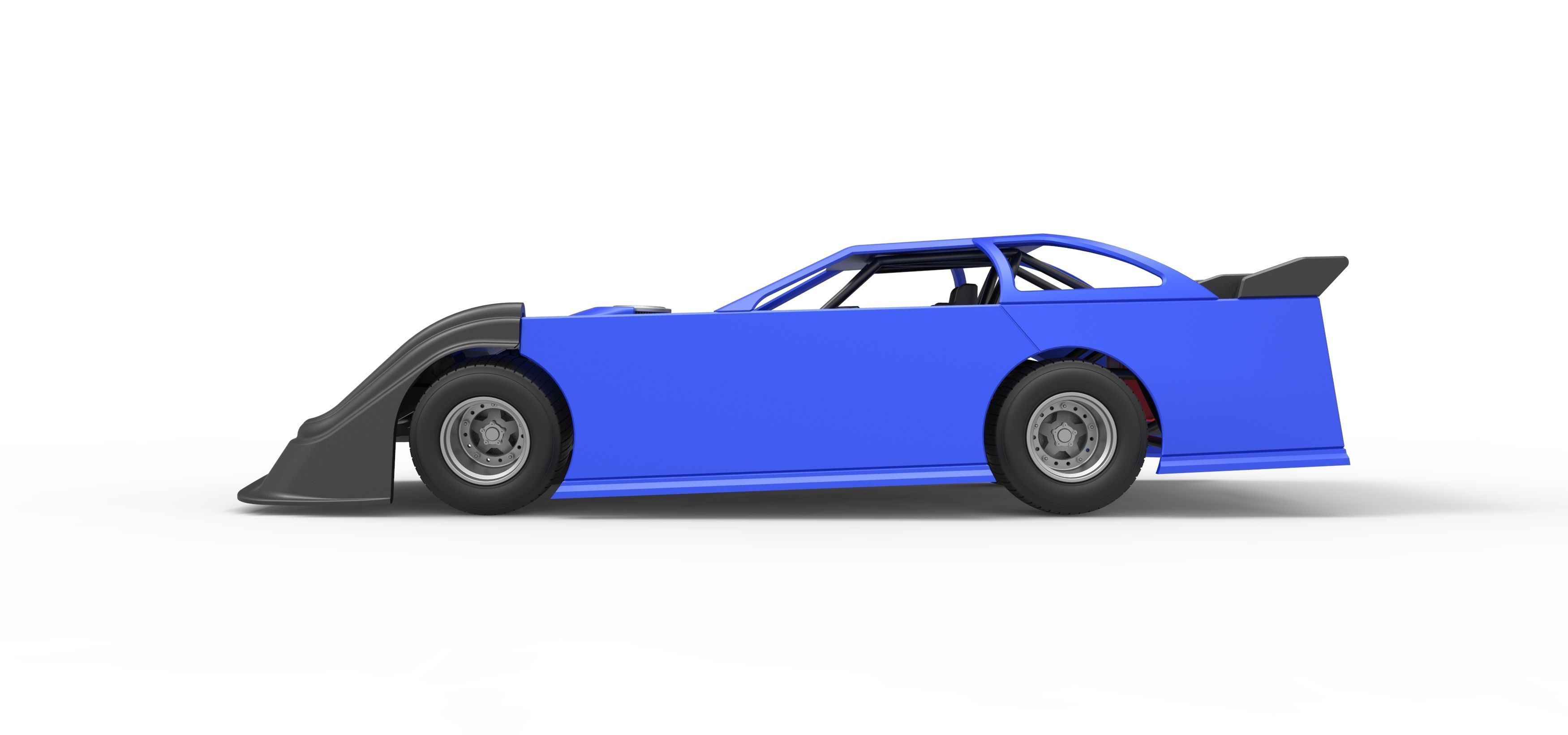Super Dirt Late model Scale 1 to 25 3D print model_10