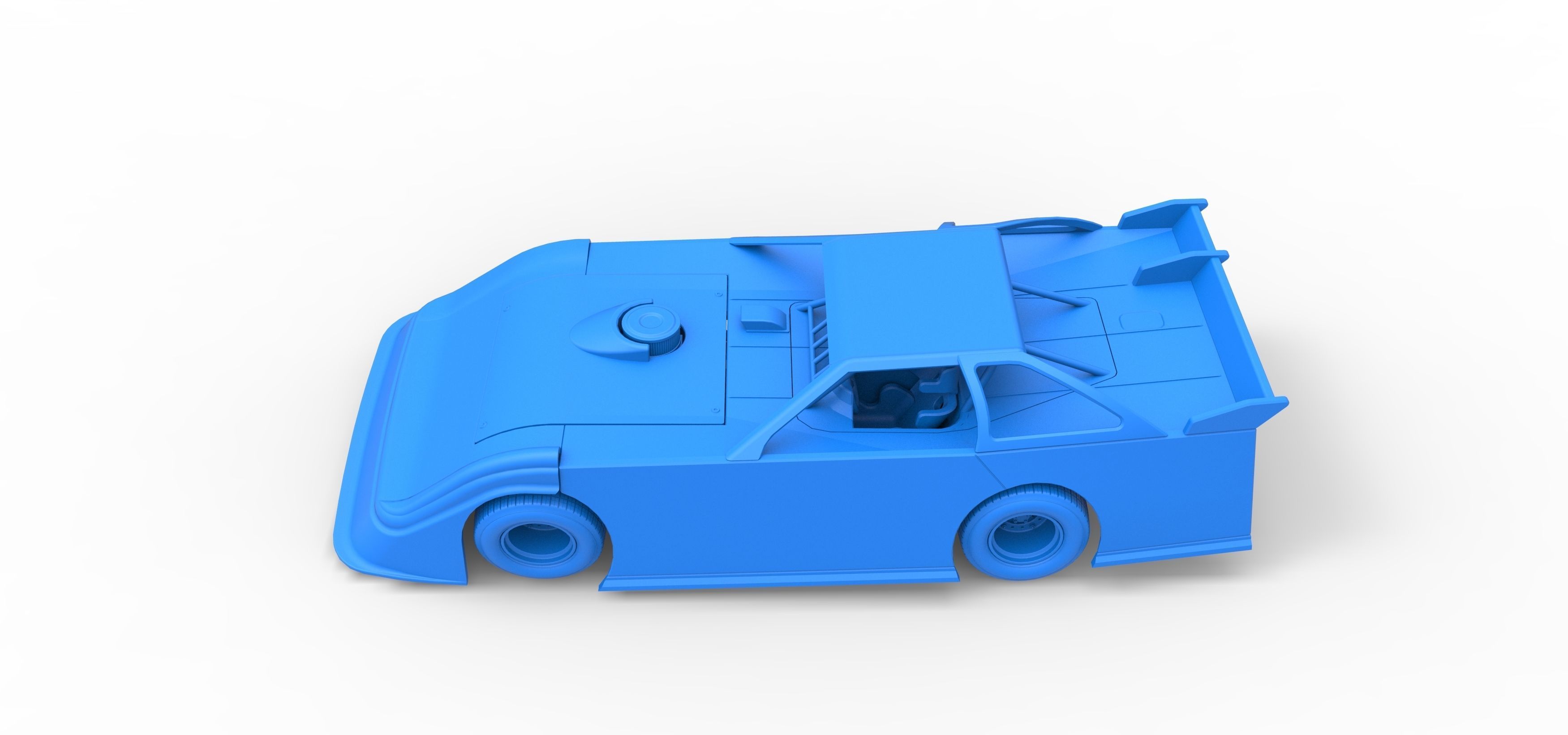 Super Dirt Late model Scale 1 to 25 3D print model_38