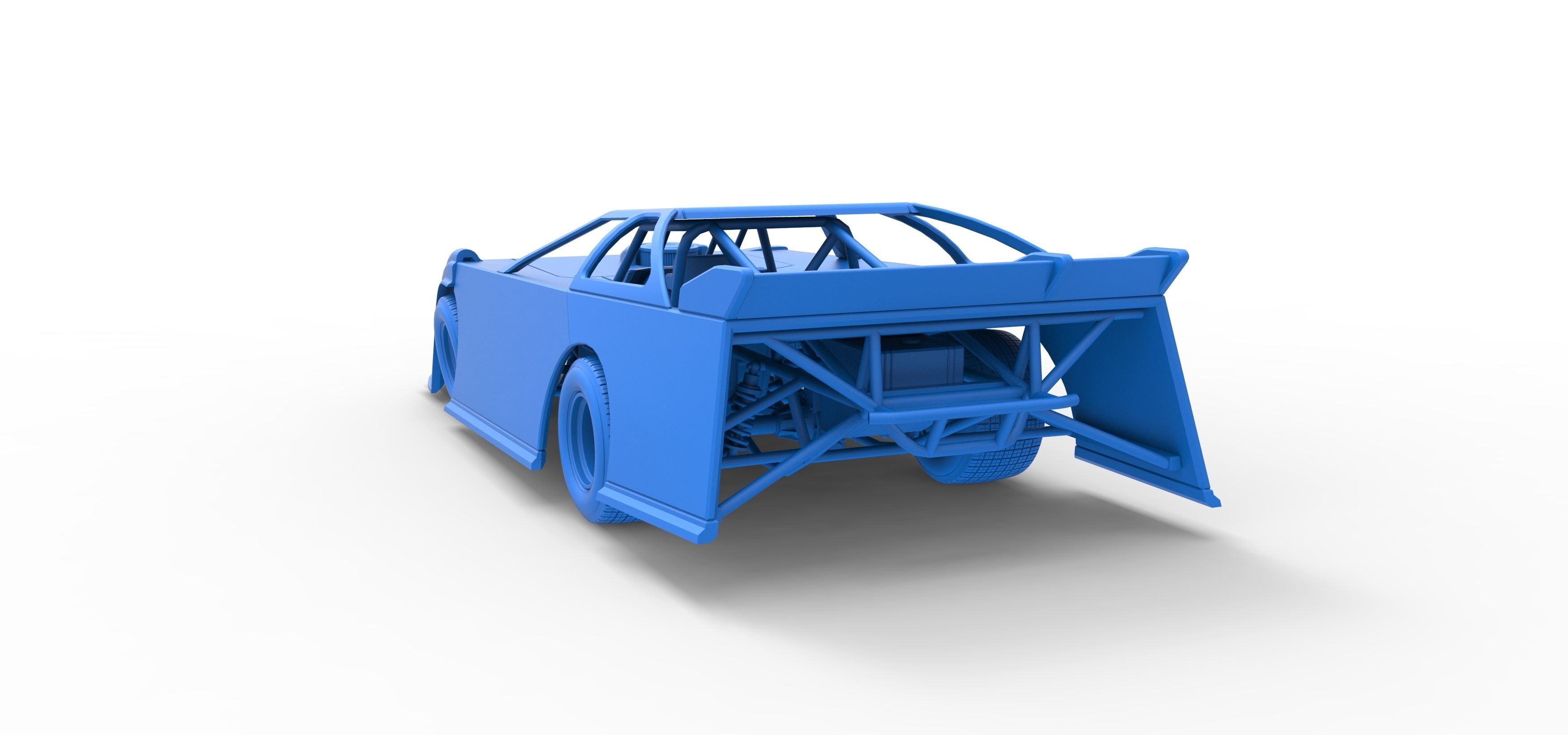 Super Dirt Late model Scale 1 to 25 3D print model_42