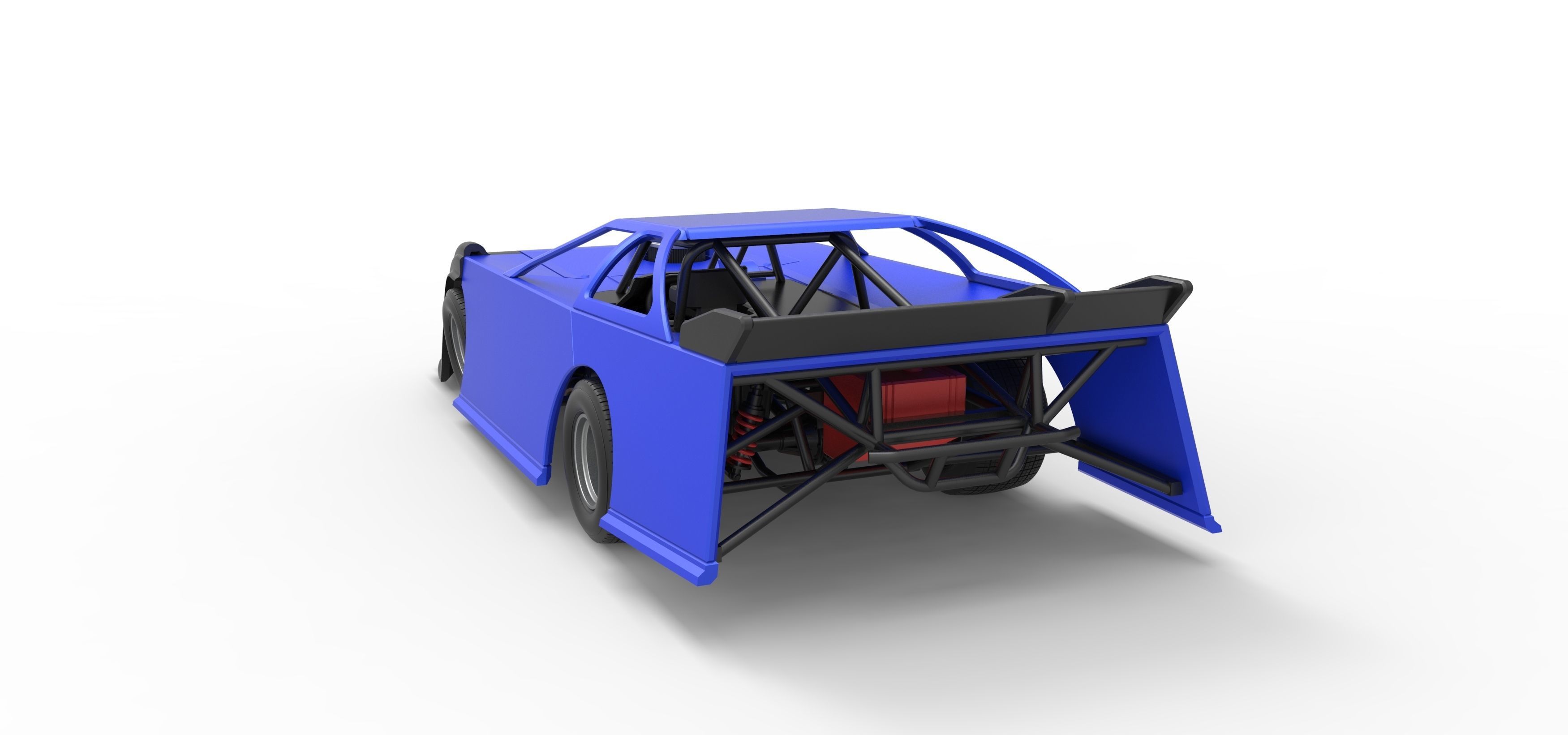 Super Dirt Late model Scale 1 to 25 3D print model_15