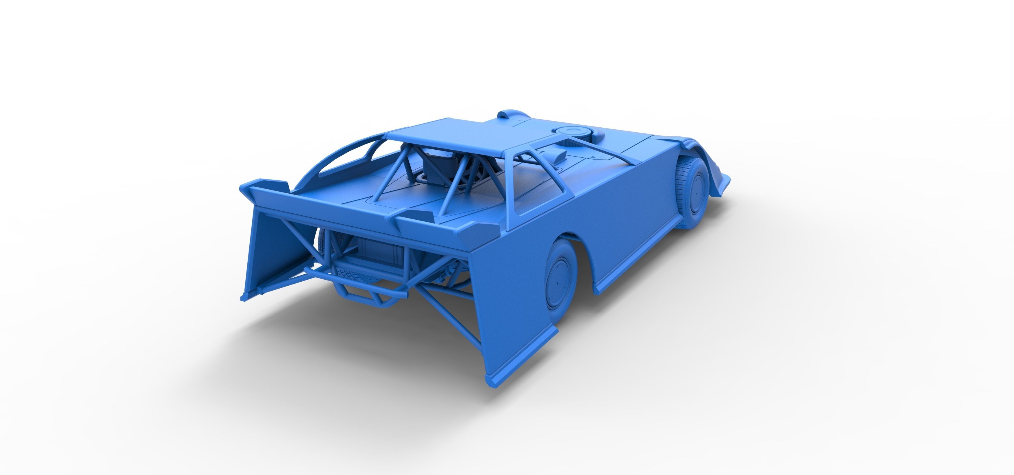 Super Dirt Late model Scale 1 to 25 3D print model_46