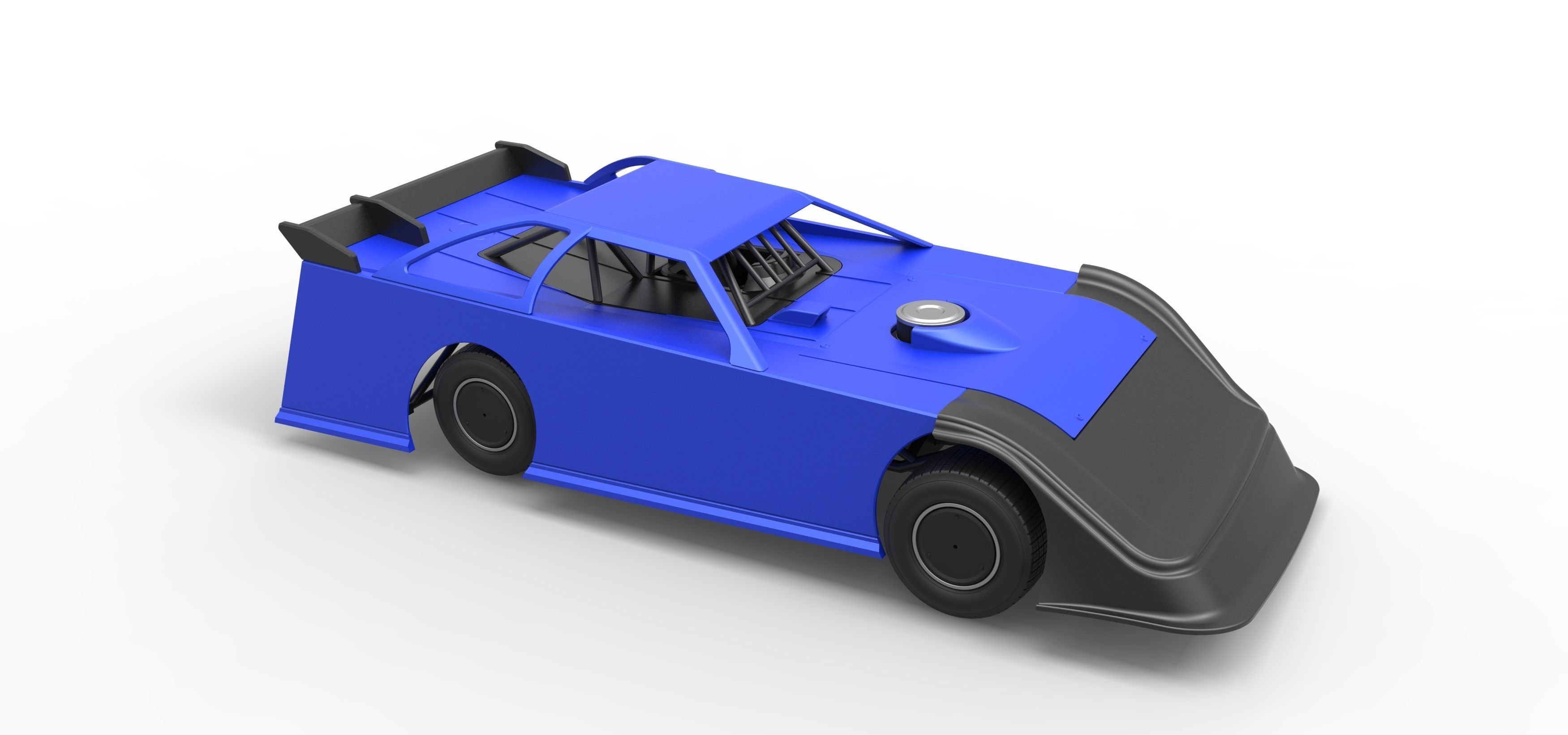 Super Dirt Late model Scale 1 to 25 3D print model_25