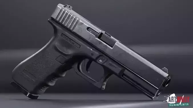 Glock PBR Game-Ready Low-poly 3D model