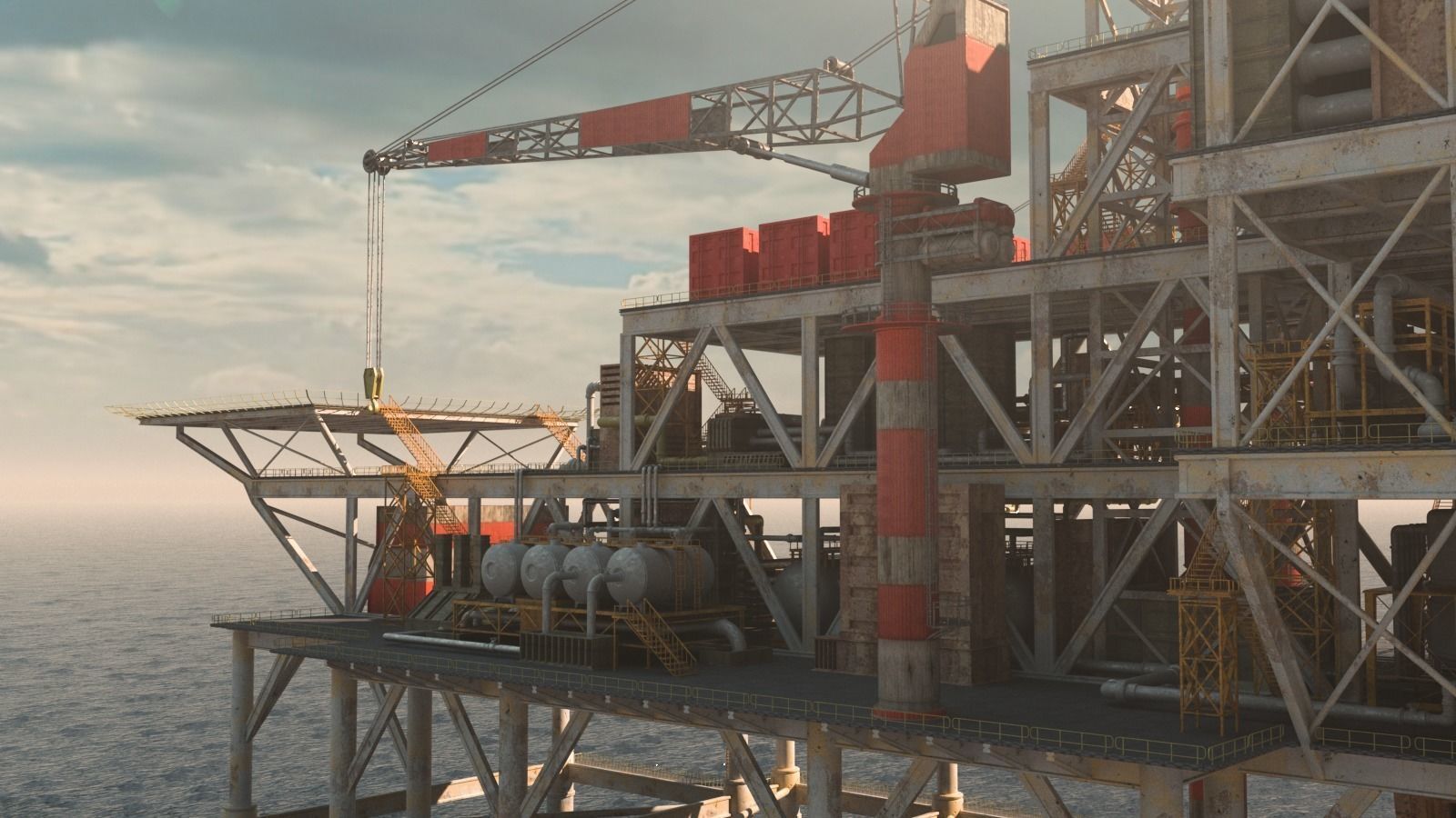 8 Oil-Platform 3D Model Collection_32