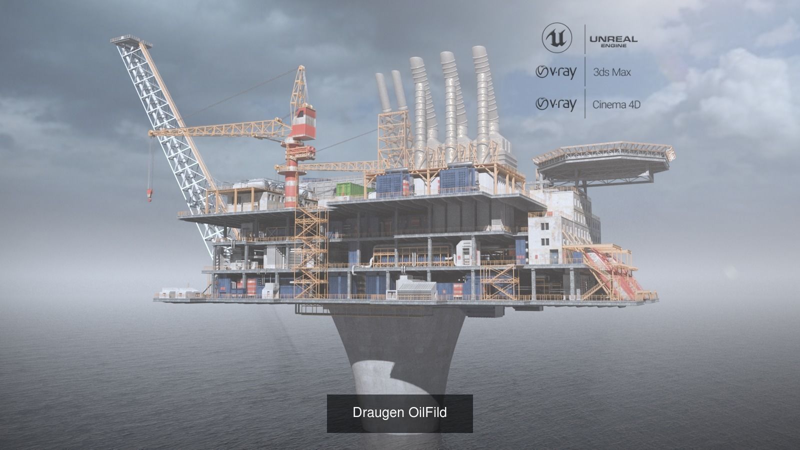 8 Oil-Platform 3D Model Collection_10