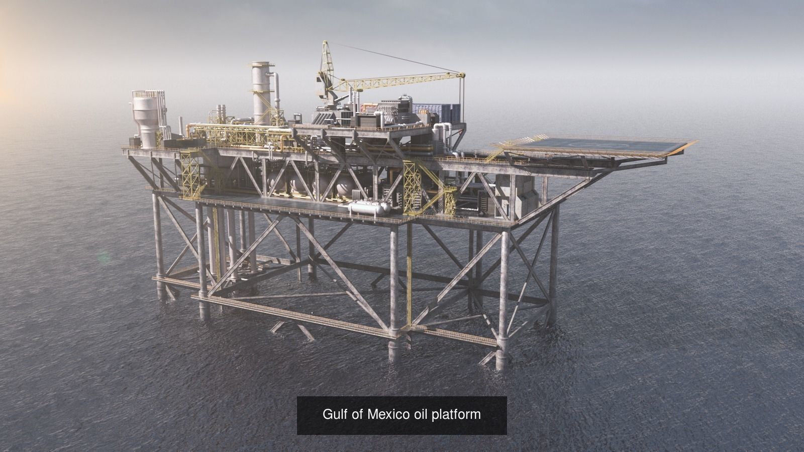 8 Oil-Platform 3D Model Collection_12