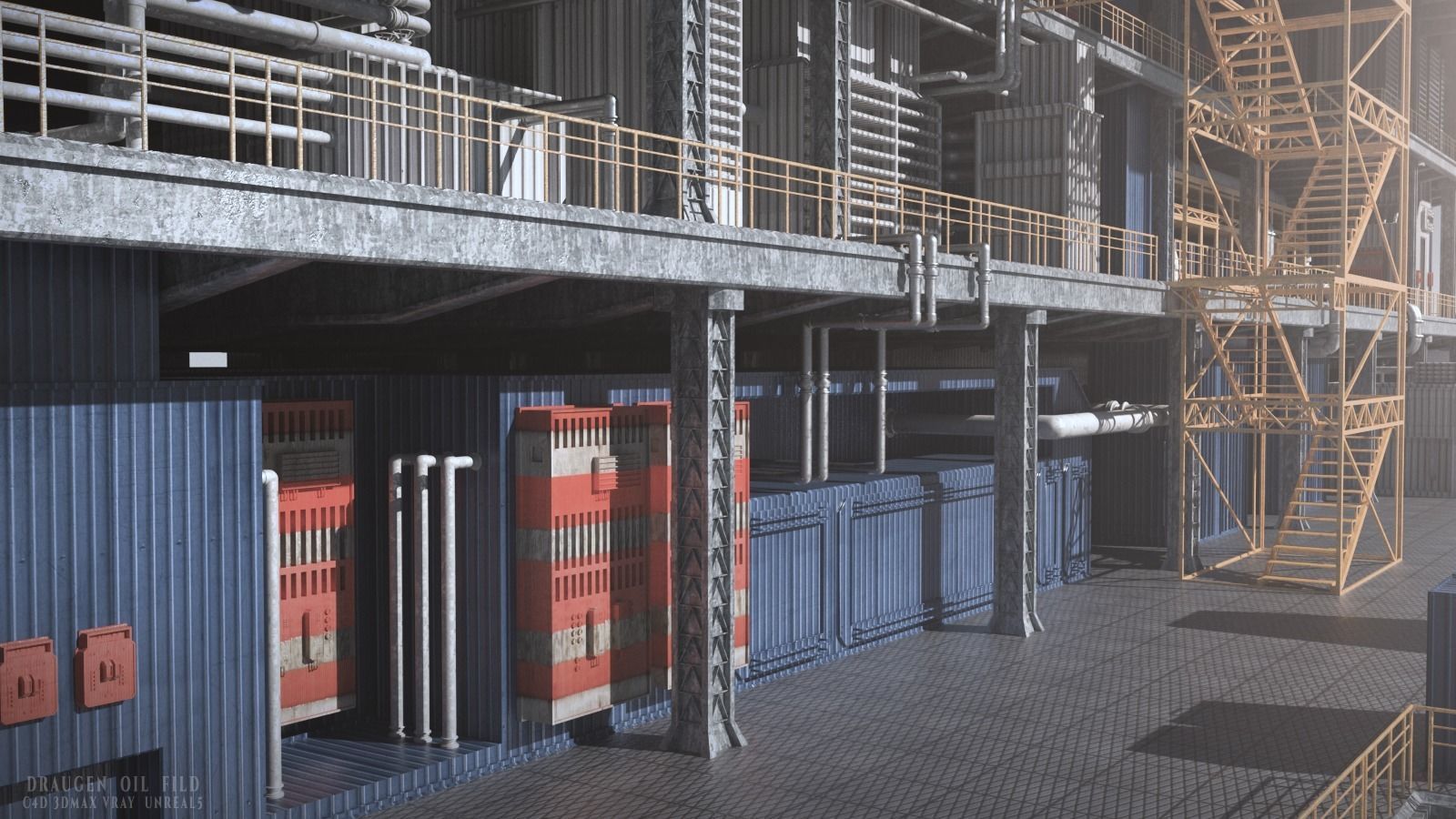 8 Oil-Platform 3D Model Collection_34