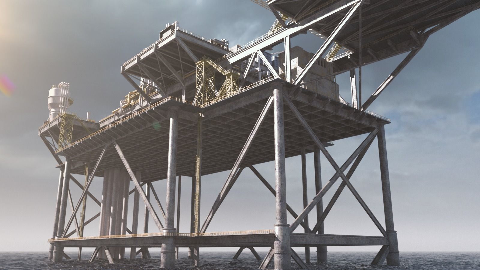 8 Oil-Platform 3D Model Collection_35
