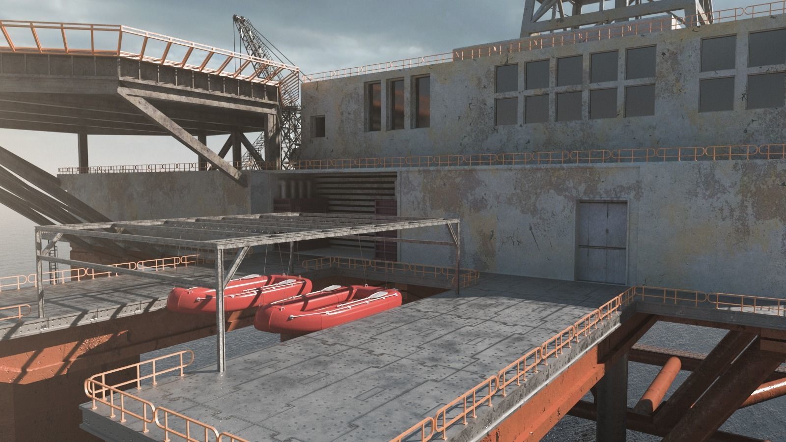 8 Oil-Platform 3D Model Collection_39