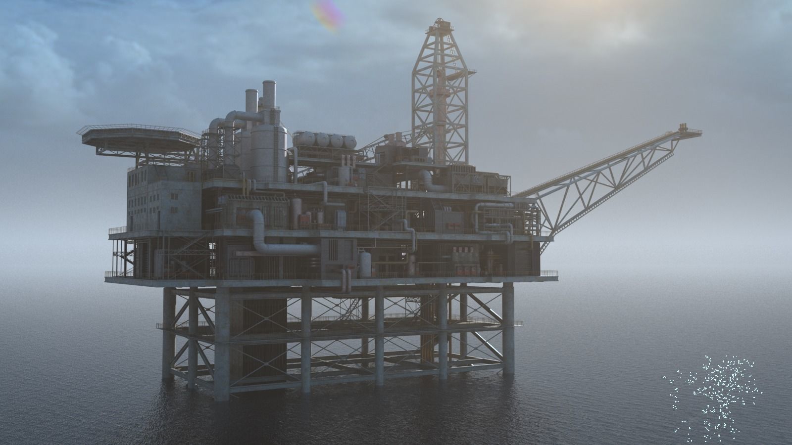 8 Oil-Platform 3D Model Collection_41
