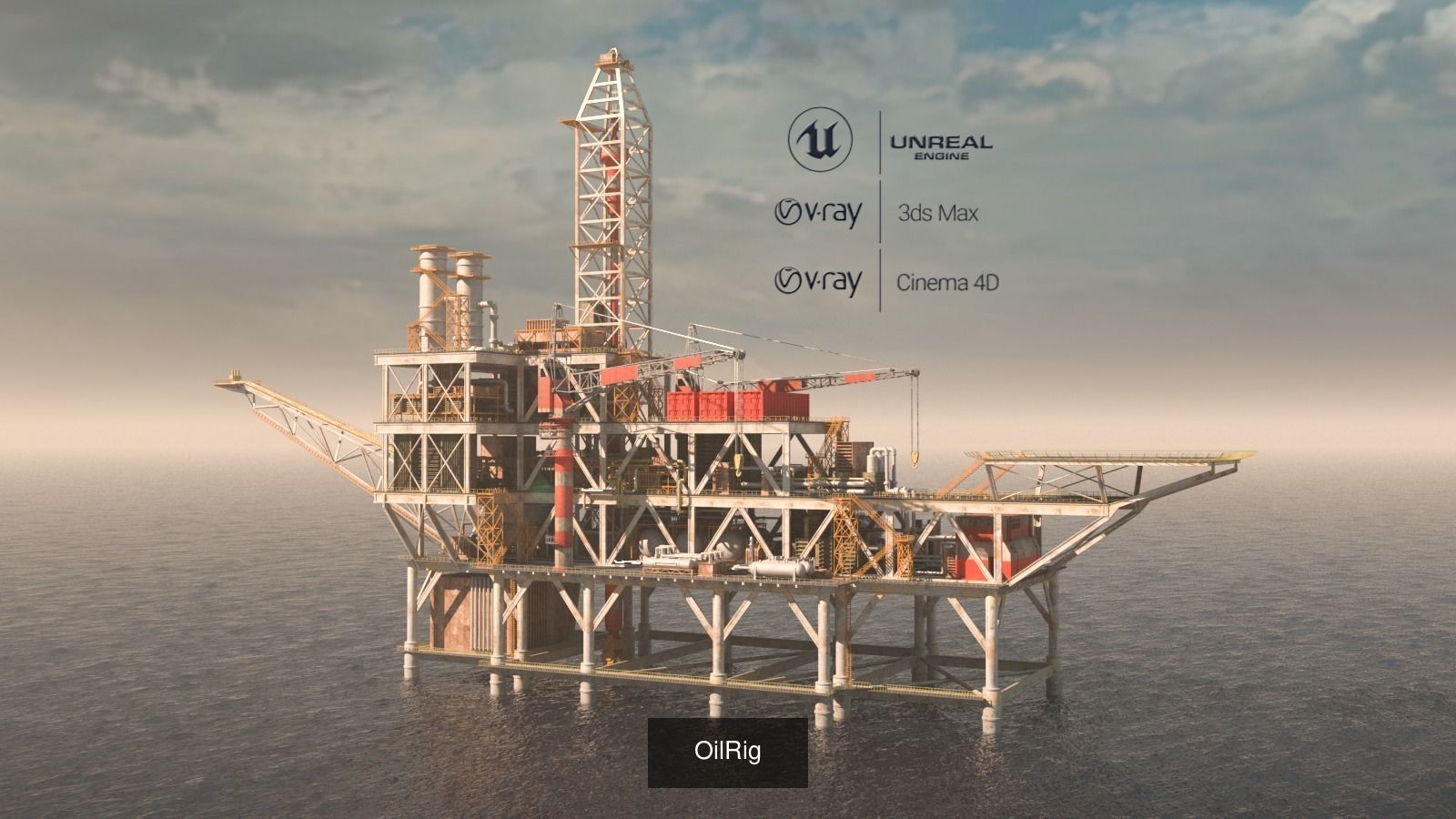 8 Oil-Platform 3D Model Collection_14