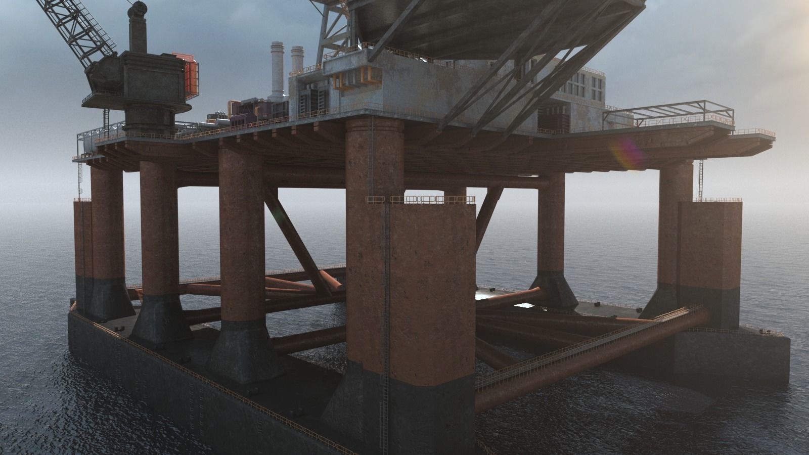 8 Oil-Platform 3D Model Collection_37
