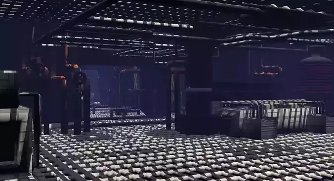 Scifi Lab Free 3D model