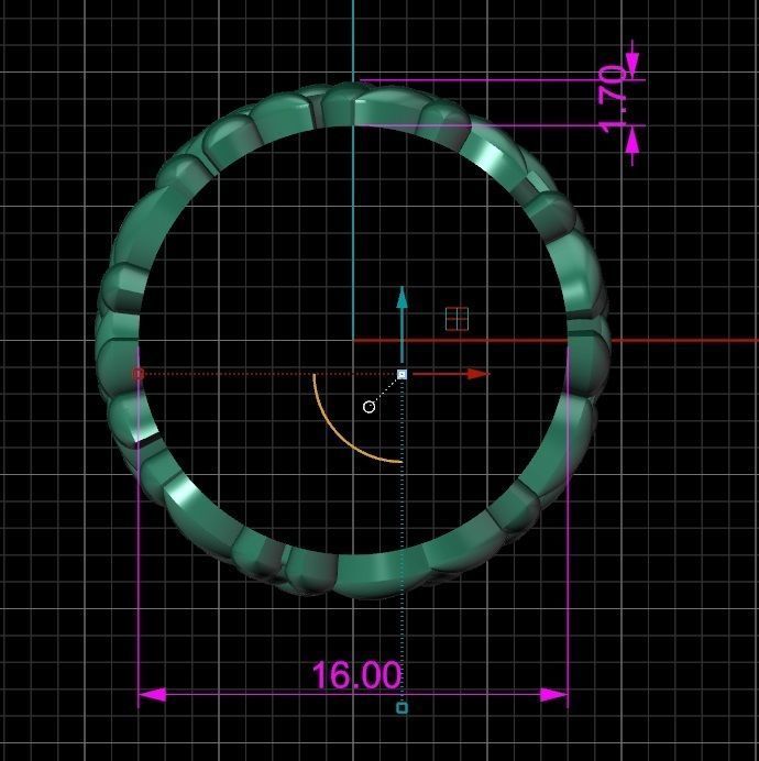 Ring Tiffany 1 Paloma Picasso Olive Leaf Band Ring 3D print model_7