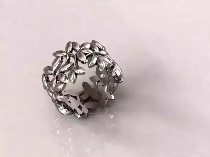 Ring Tiffany 1 Paloma Picasso Olive Leaf Band Ring 3D print model
