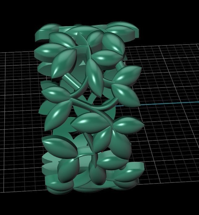 Ring Tiffany 1 Paloma Picasso Olive Leaf Band Ring 3D print model_12