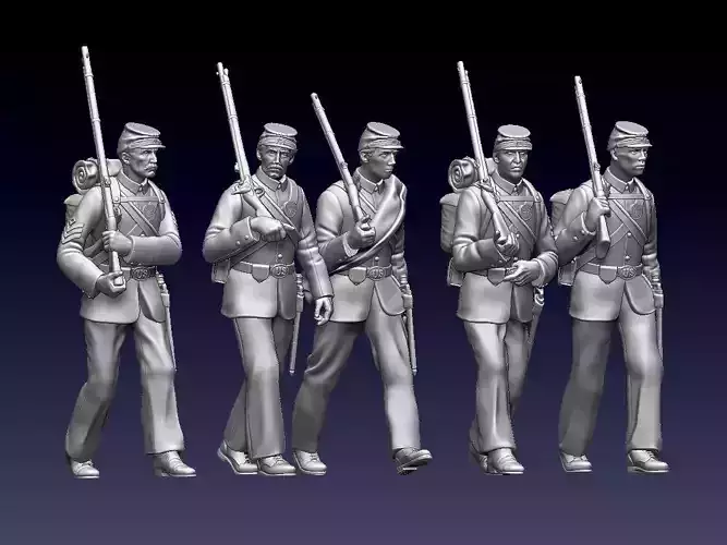 union infantry soldiers acw