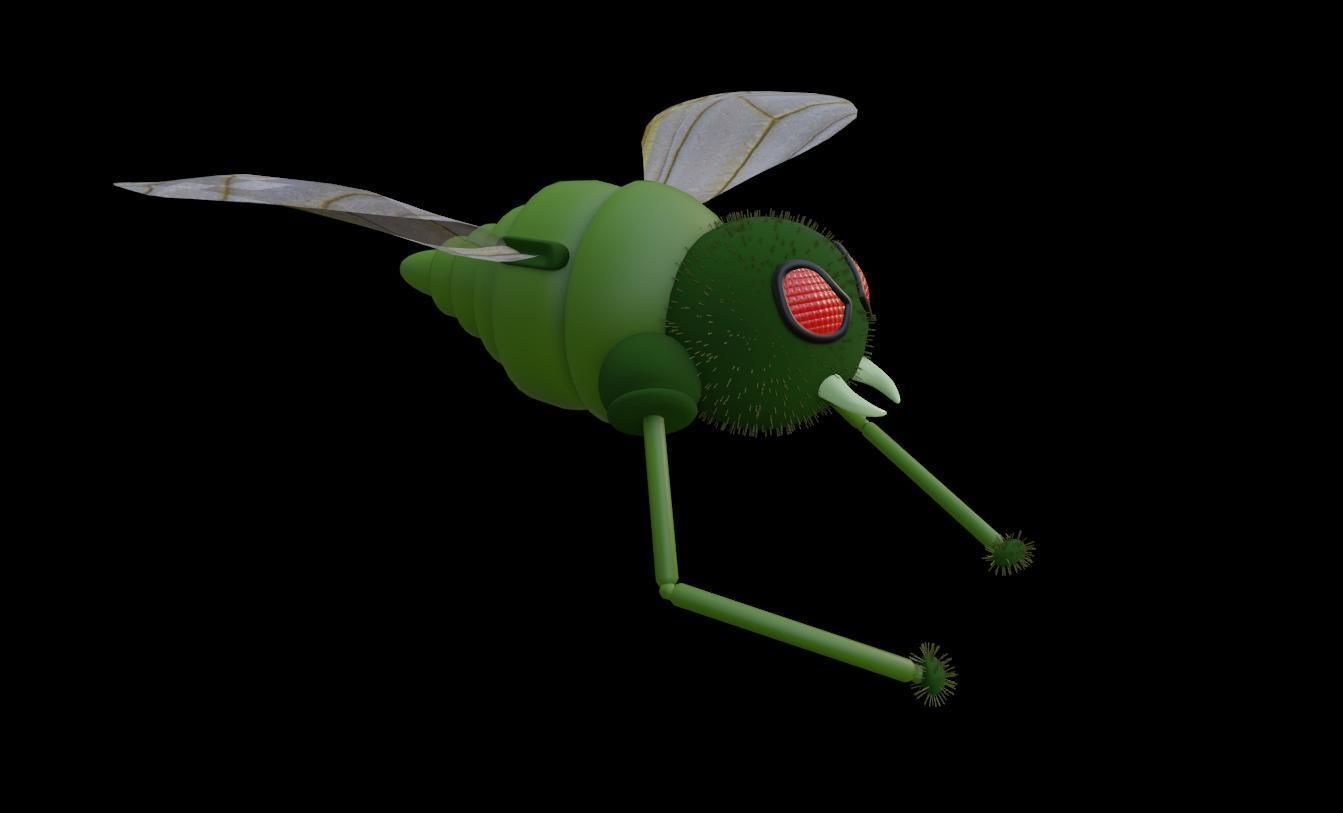 3D model Alien Soldier Mosquito VR / AR / low-poly | CGTrader