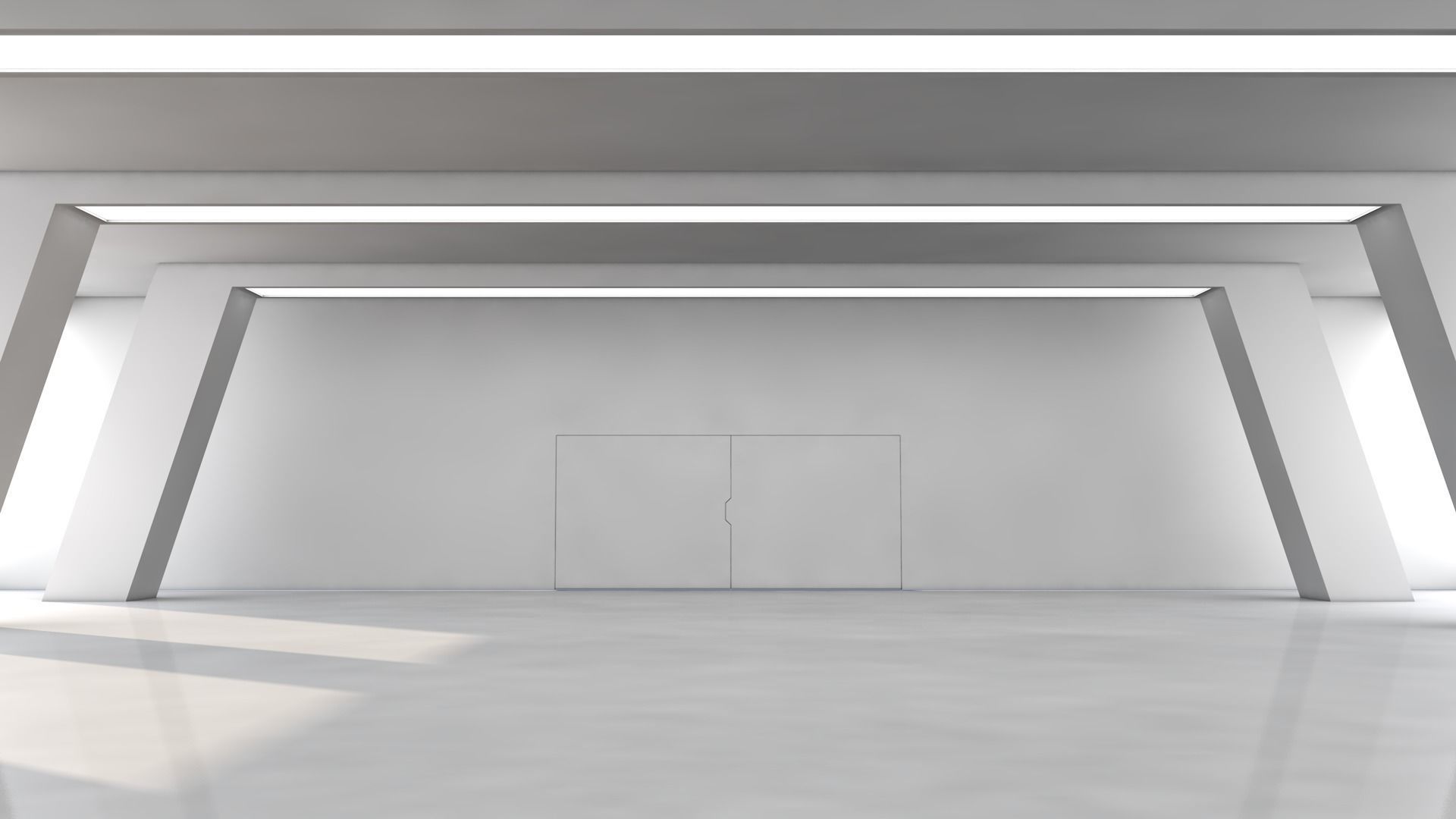 Sci Fi Warehouse 3D model_5