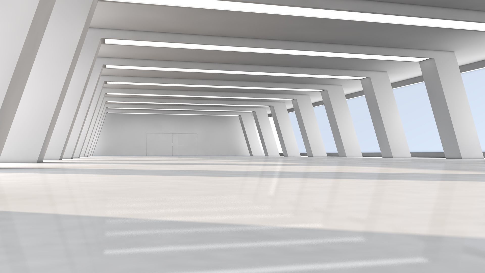 Sci Fi Warehouse 3D model_7