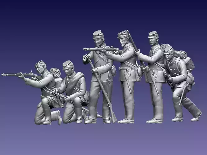 union infantry soldiers acw