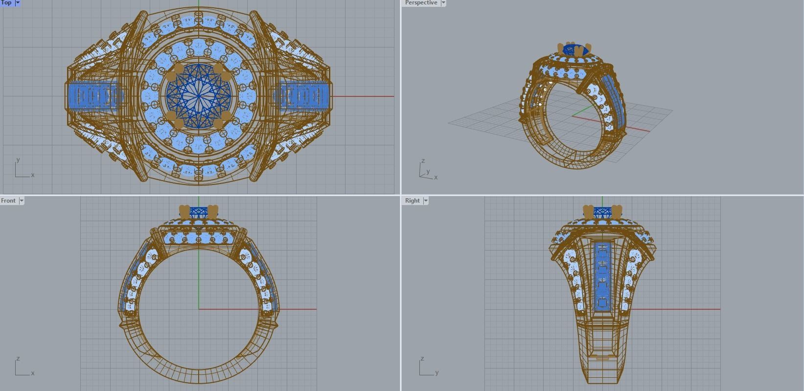 R 006 men ring 3D print model_7