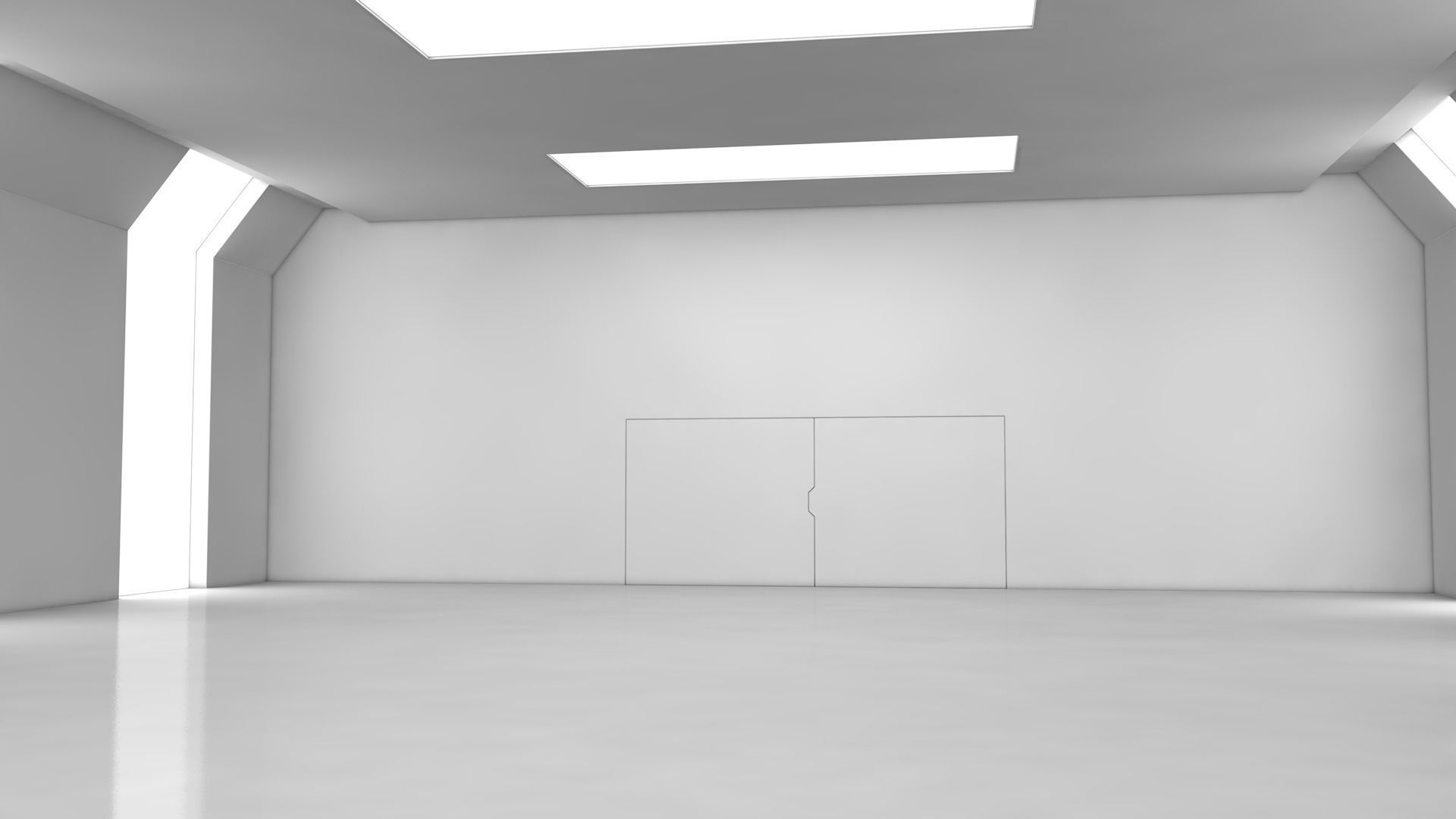 Sci Fi Warehouse 3D model_5