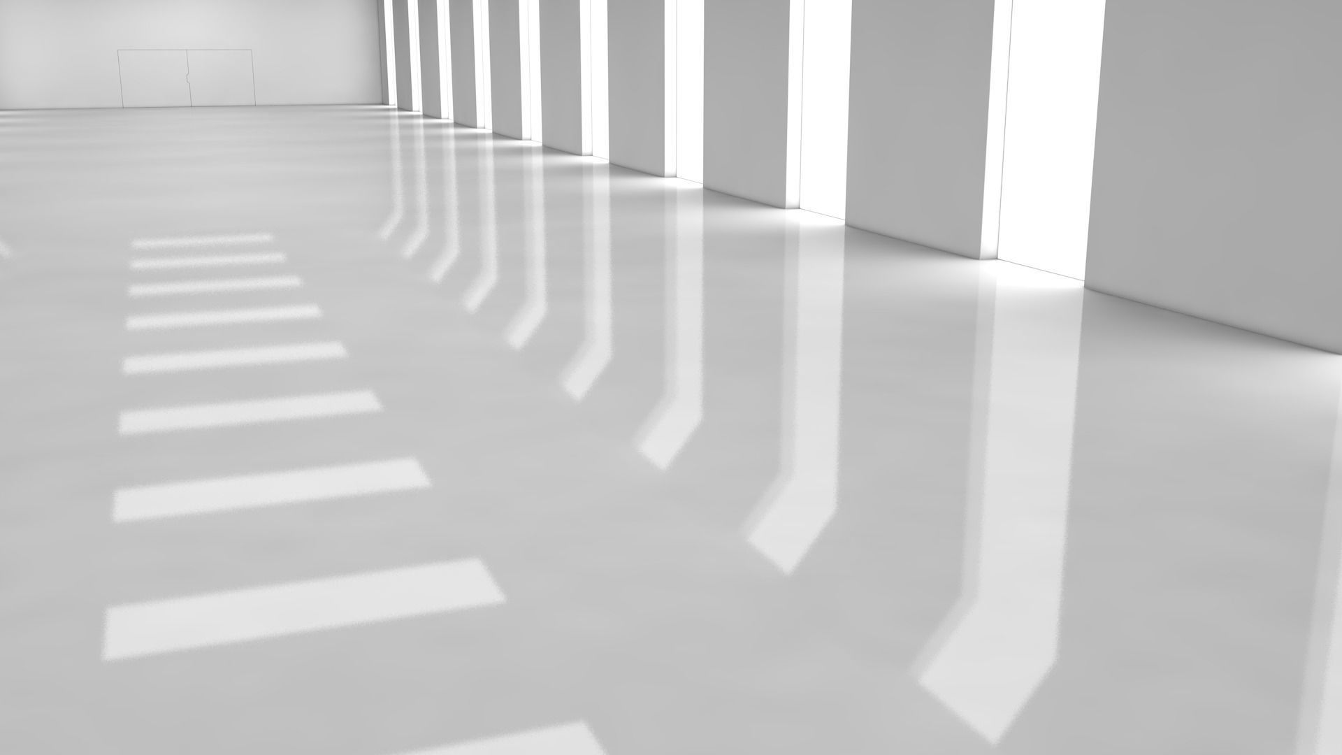 Sci Fi Warehouse 3D model_2