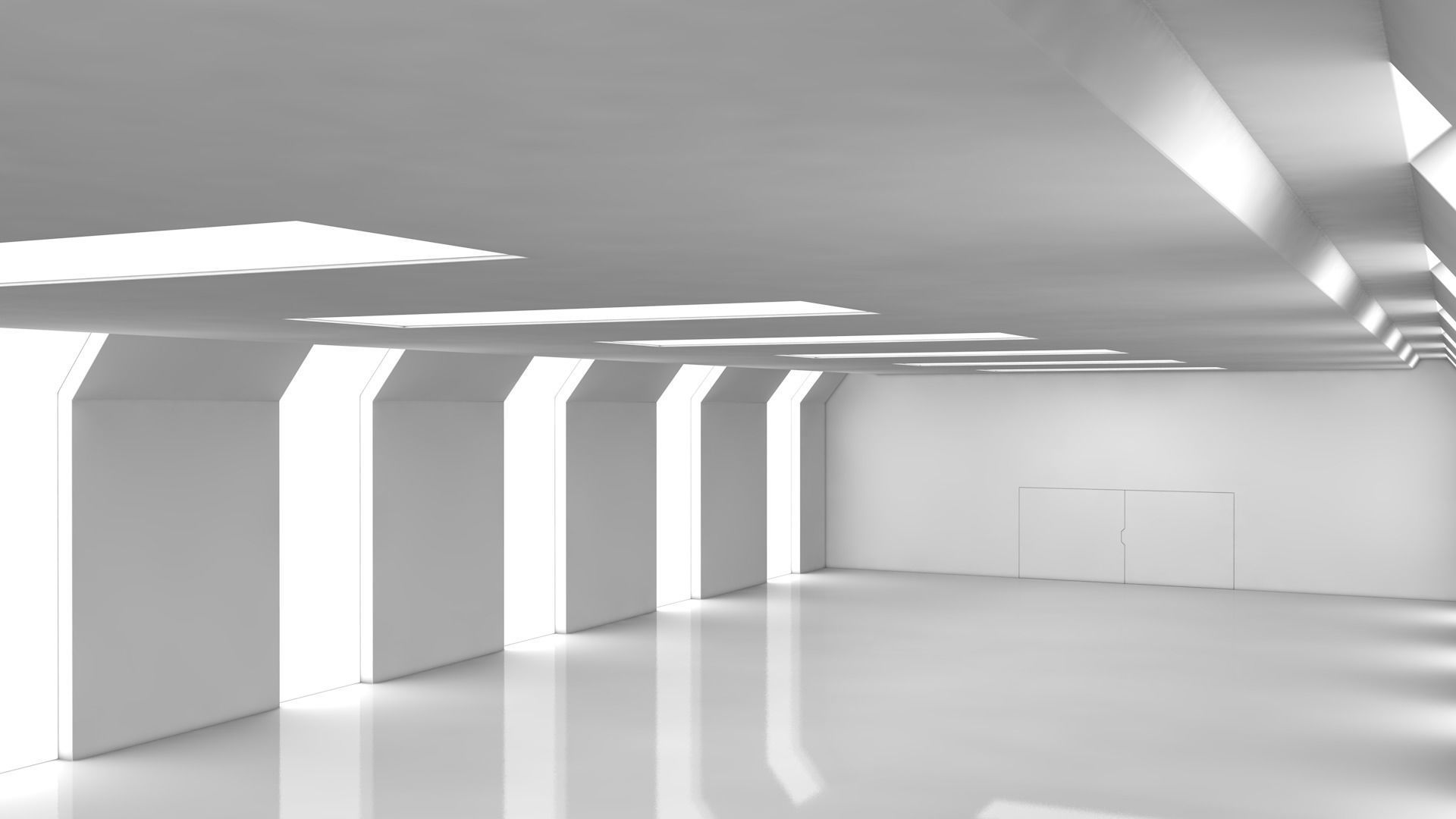 Sci Fi Warehouse 3D model_6