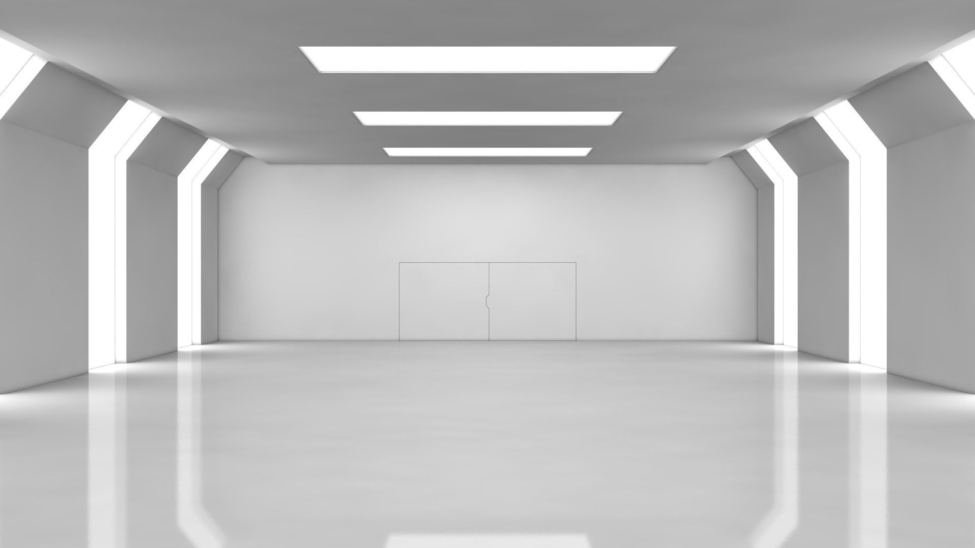 Sci Fi Warehouse 3D model_3