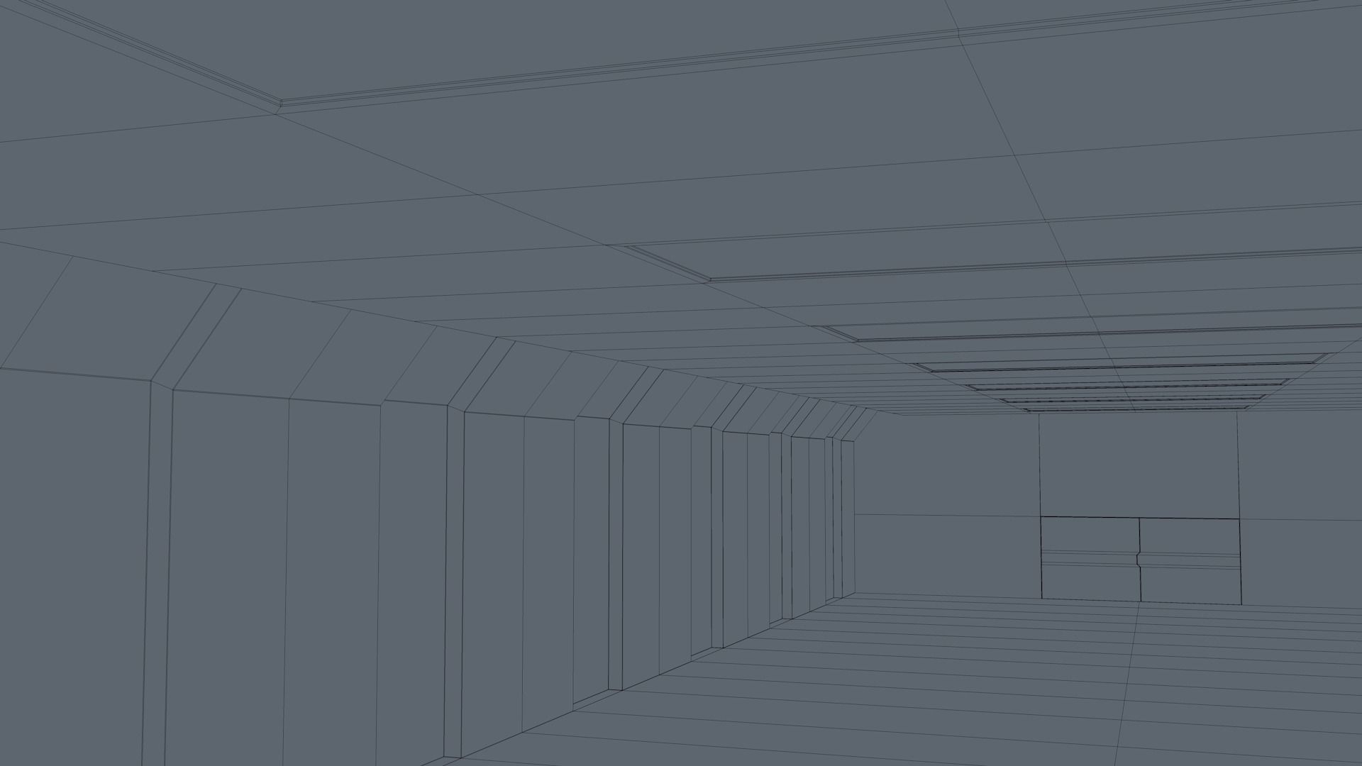 Sci Fi Warehouse 3D model_9